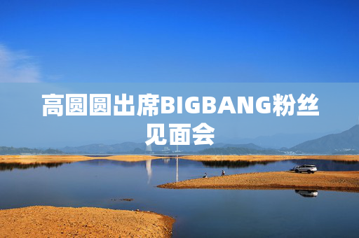 高圆圆出席BIGBANG粉丝见面会